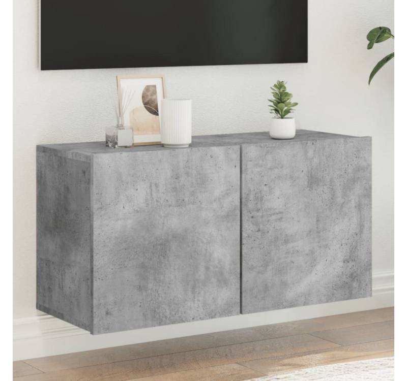 furnicato TV-Schrank TV-Wandschrank Betongrau 80x30x41 cm (1-St) von furnicato