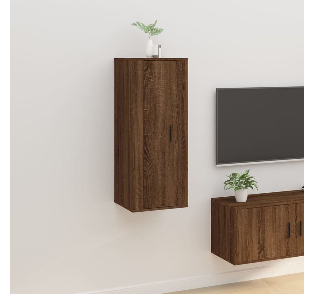 furnicato TV-Schrank TV-Wandschrank Braun Eichen-Optik 40x34,5x100 cm (1-St) von furnicato