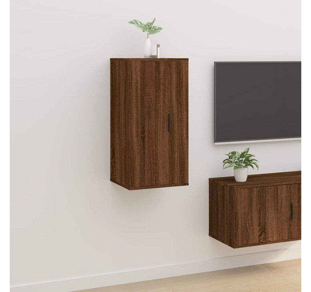 furnicato TV-Schrank TV-Wandschrank Braun Eichen-Optik 40x34,5x80 cm (1-St) von furnicato