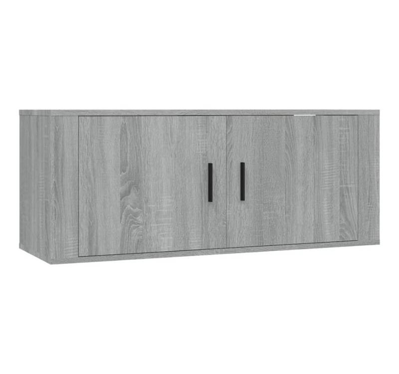 furnicato TV-Schrank TV-Wandschrank Grau Sonoma 100x34,5x40 cm (1-St) von furnicato