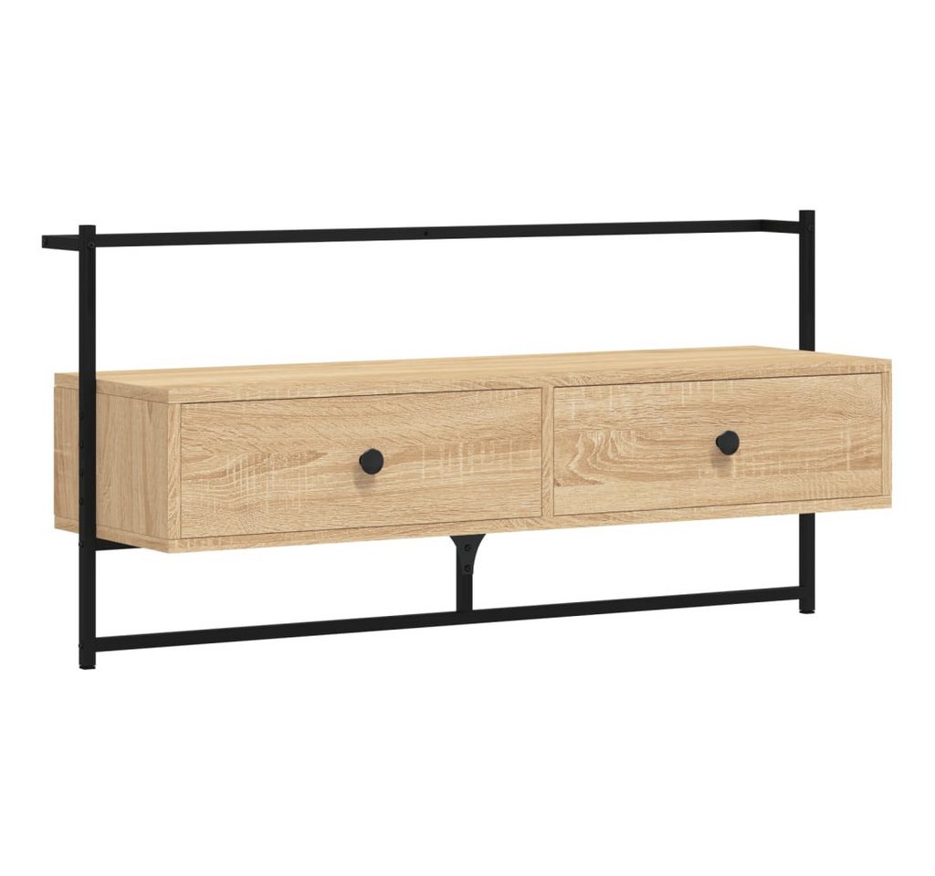 furnicato TV-Schrank TV-Wandschrank Sonoma-Eiche 100,5x30x51 cm Holzwerkstoff (1-St) von furnicato