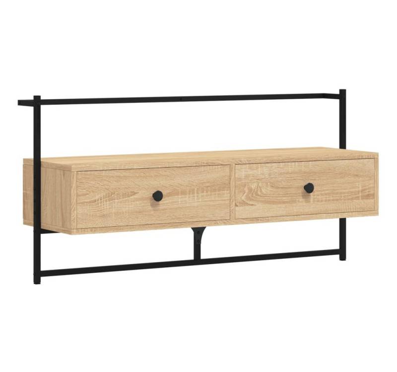 furnicato TV-Schrank TV-Wandschrank Sonoma-Eiche 100,5x30x51 cm Holzwerkstoff (1-St) von furnicato