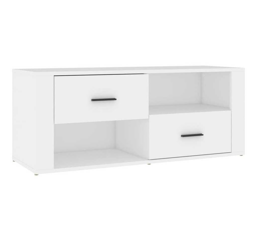 furnicato TV-Schrank Weiß 100x35x40 cm Holzwerkstoff von furnicato