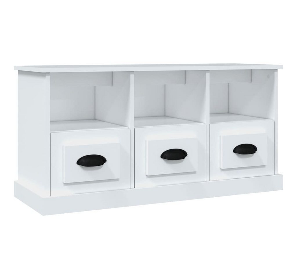 furnicato TV-Schrank Weiß 100x35x50 cm Holzwerkstoff von furnicato