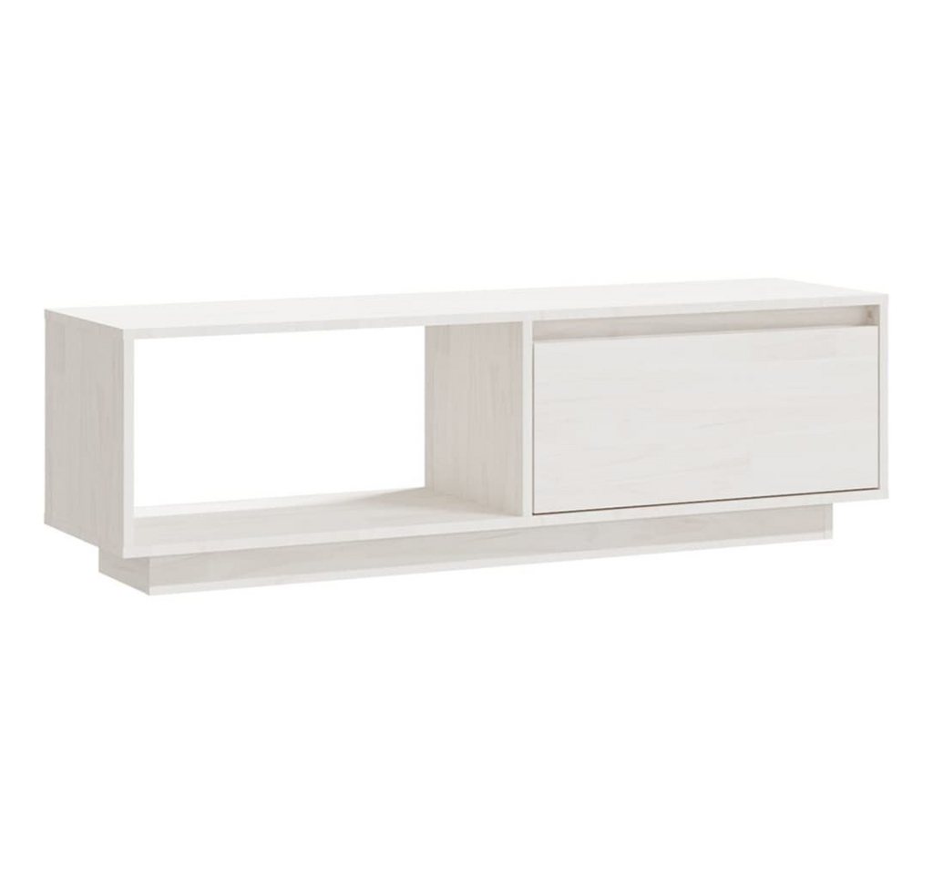 furnicato TV-Schrank Weiß 110x30x33,5 cm Massivholz Kiefer (1-St) furnicato TV-Schrank Weiß 110x30x33,5 cm Massivholz Kiefer (1-St) von furnicato