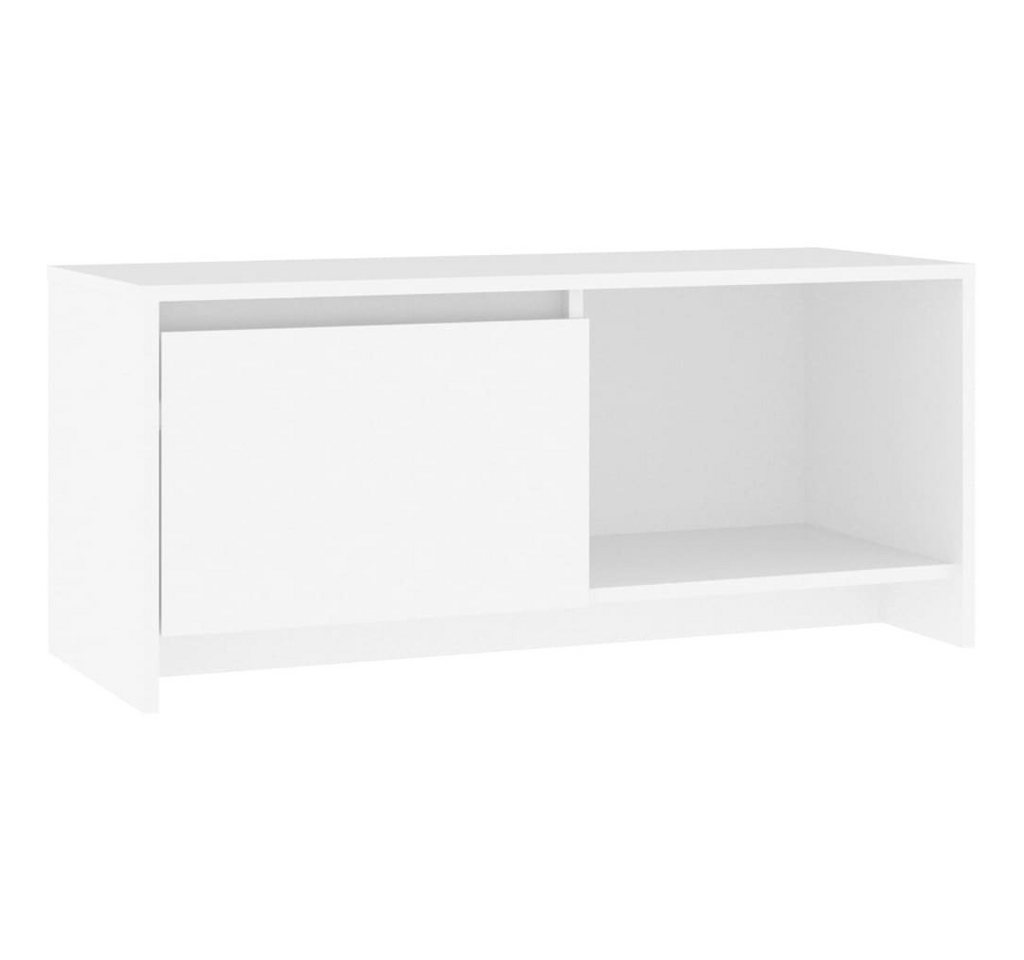 furnicato TV-Schrank Weiß 90x35x40 cm Holzwerkstoff (1-St) von furnicato