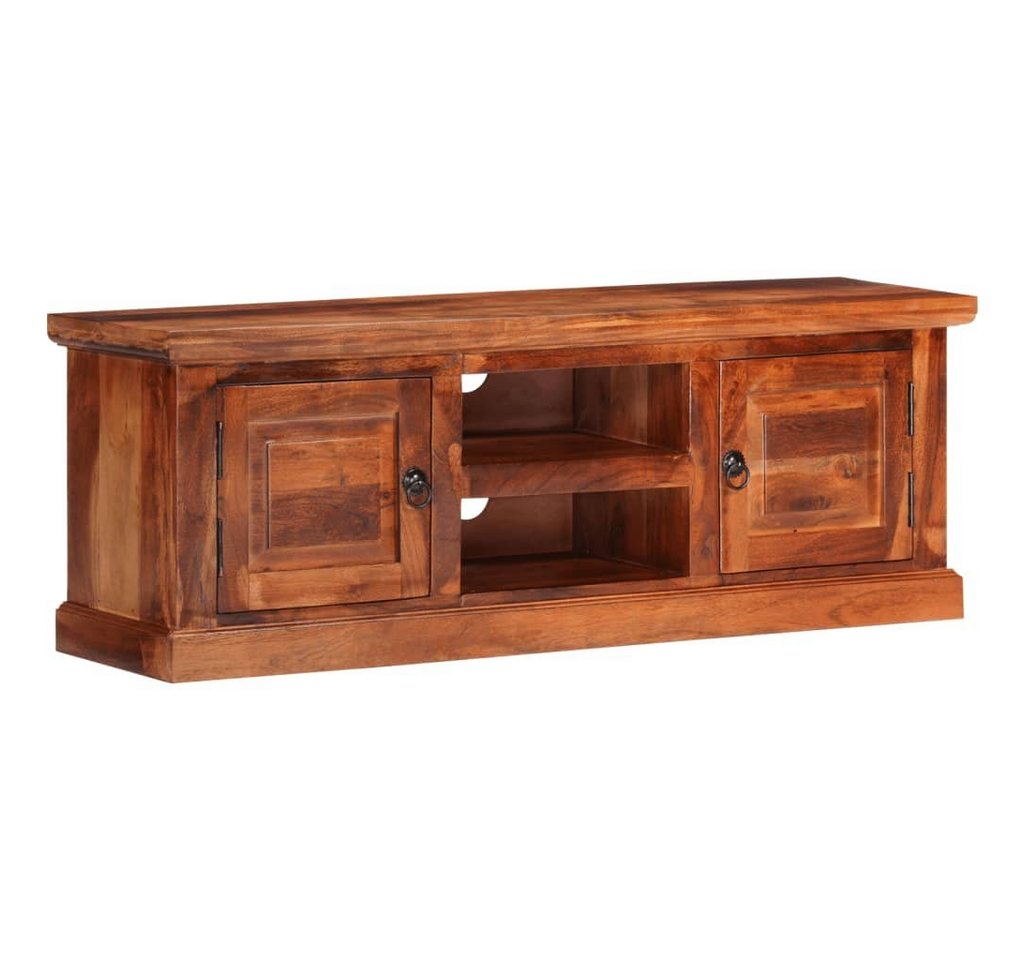 furnicato TV-Schrank mit Türen 112x30x40 cm Massivholz Akazie von furnicato