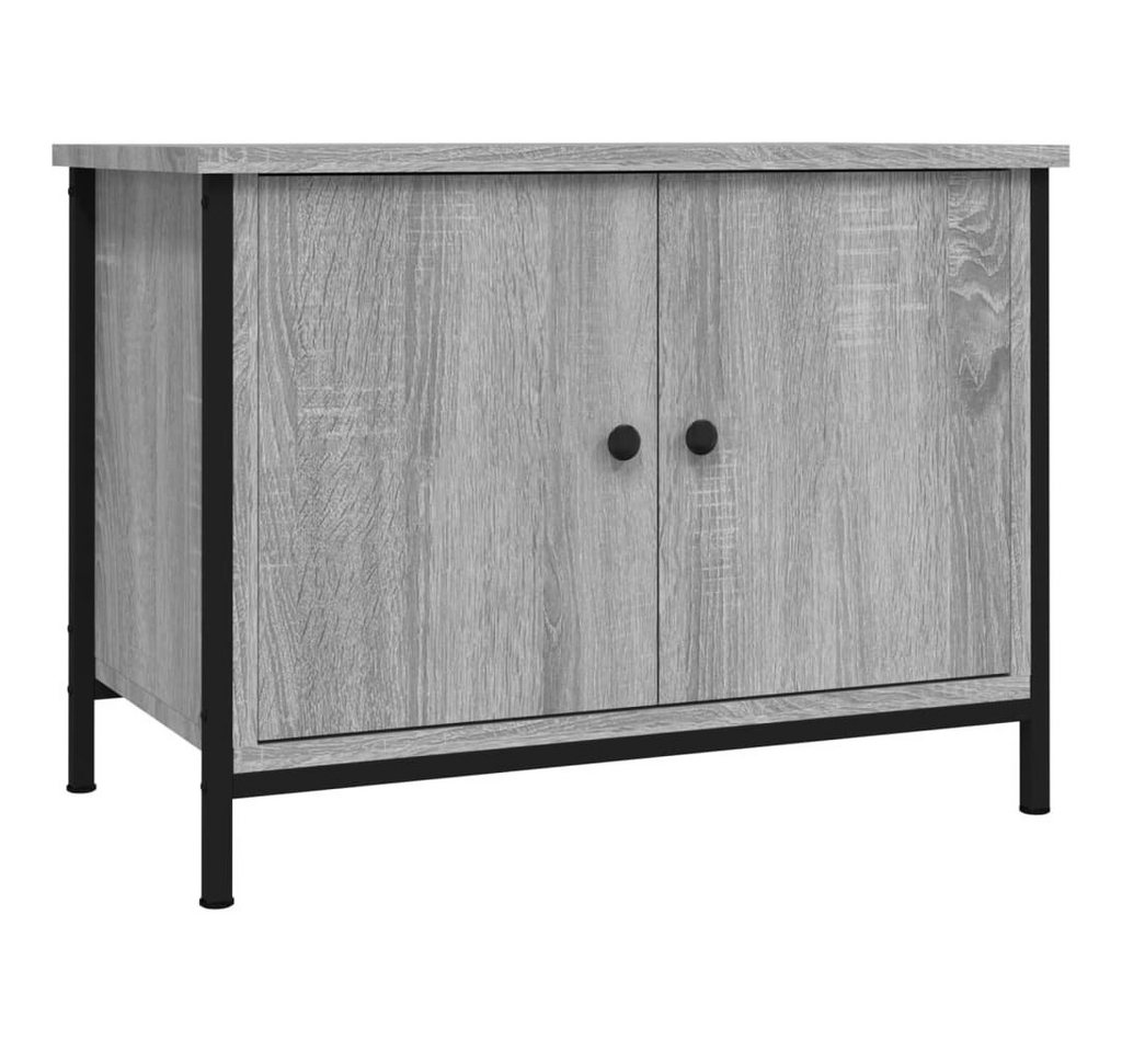 furnicato TV-Schrank mit Türen Grau Sonoma 60x35x45 cm Holzwerkstoff von furnicato