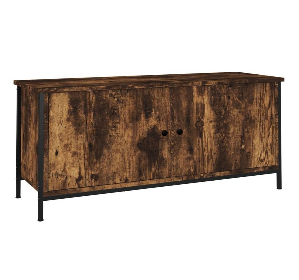furnicato TV-Schrank mit Türen Räuchereiche 102x35x45 cm Holzwerkstoff (1-St) von furnicato