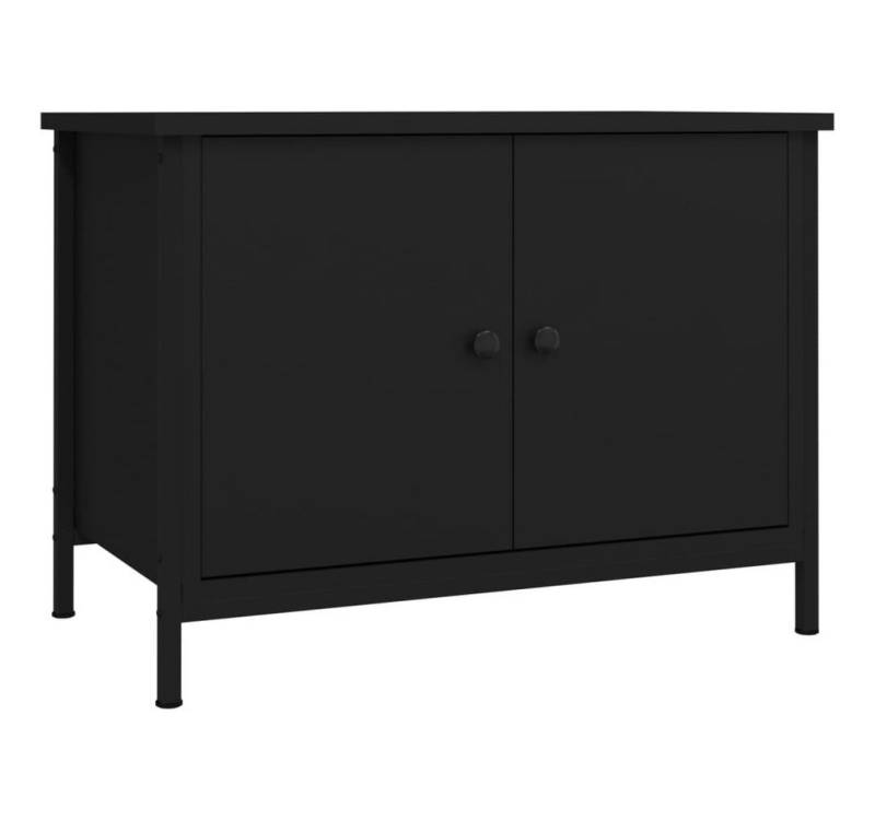 furnicato TV-Schrank mit Türen Schwarz 60x35x45 cm Holzwerkstoff (1-St) von furnicato