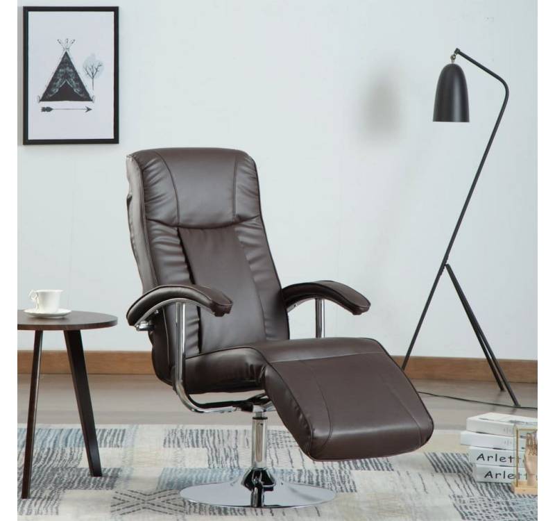 furnicato TV-Sessel Braun Kunstleder (1-St) von furnicato