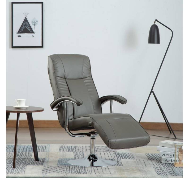 furnicato TV-Sessel Grau Kunstleder (1-St) von furnicato