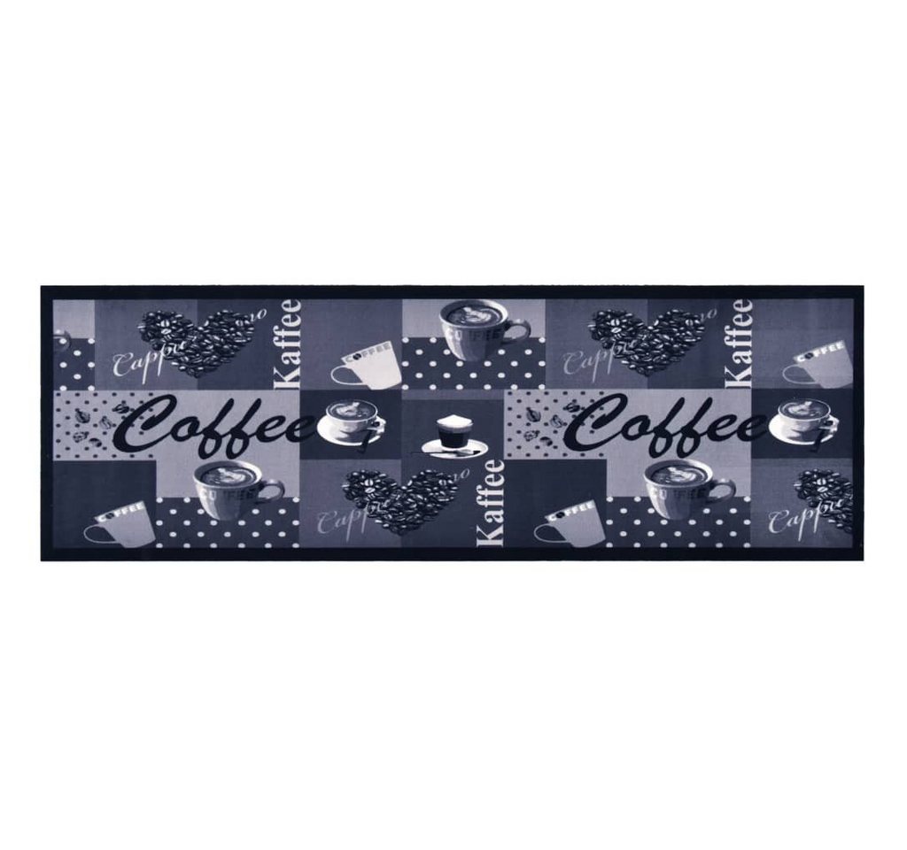 furnicato Teppich Küchenbodenmatte Waschbar Kaffee Blau 45x150 cm furnicato Teppich Küchenbodenmatte Waschbar Kaffee Blau 45x150 cm von furnicato
