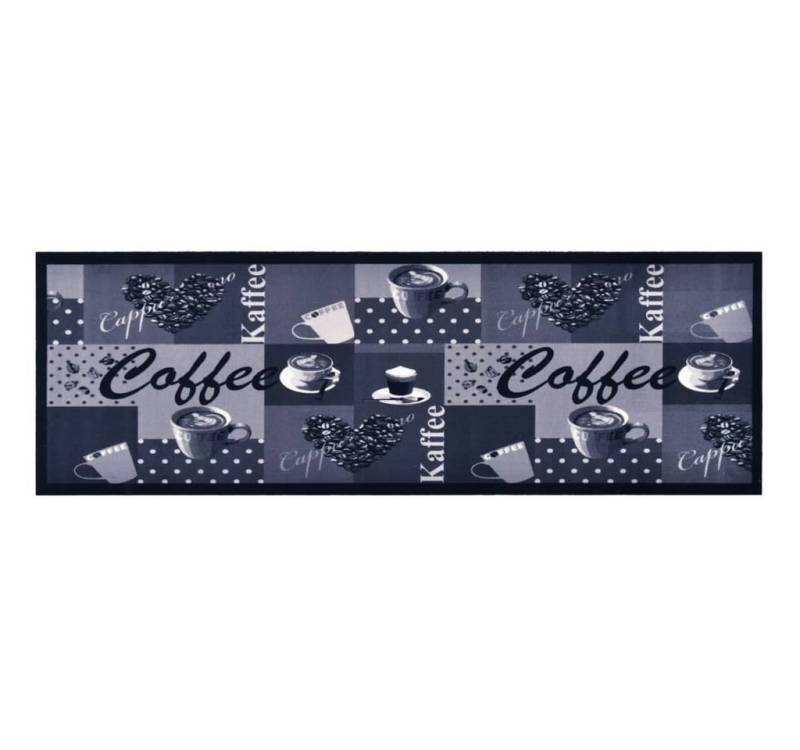 furnicato Teppich Küchenbodenmatte Waschbar Kaffee Blau 45x150 cm furnicato Teppich Küchenbodenmatte Waschbar Kaffee Blau 45x150 cm von furnicato