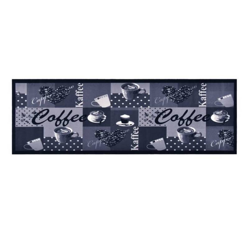 furnicato Teppich Küchenteppich Waschbar Kaffee Blau 60x300 cm furnicato Teppich Küchenteppich Waschbar Kaffee Blau 60x300 cm von furnicato