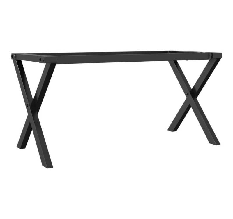 furnicato Tischbein Couchtisch-Gestell in X-Form 90x30x43 cm Stahl von furnicato