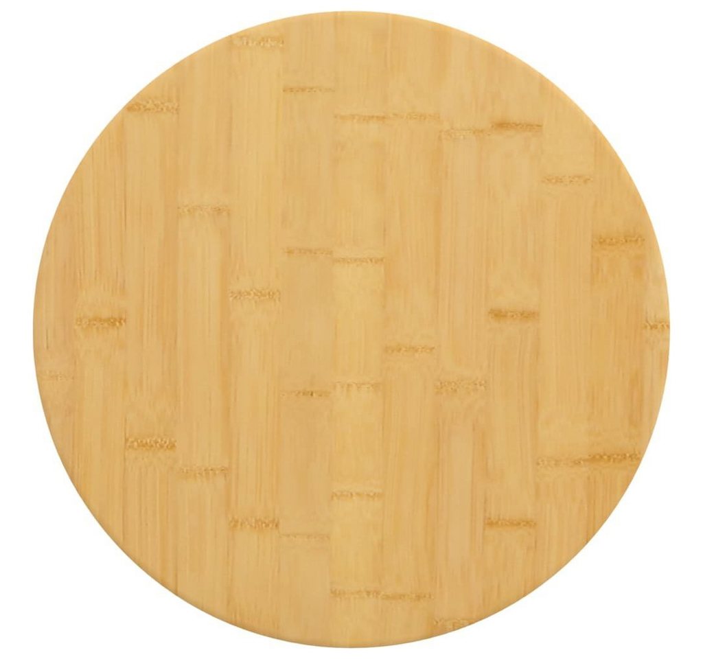 furnicato Tischplatte Ø30x4 cm Bambus (1 St) von furnicato