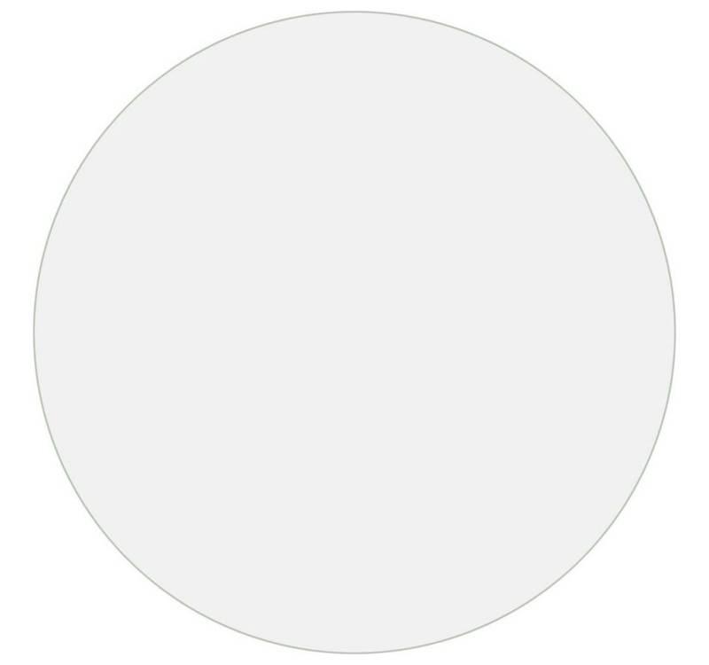 furnicato Tischschonbezug Tischfolie Matt Ø 70 cm 1,6 mm PVC (1-tlg) von furnicato