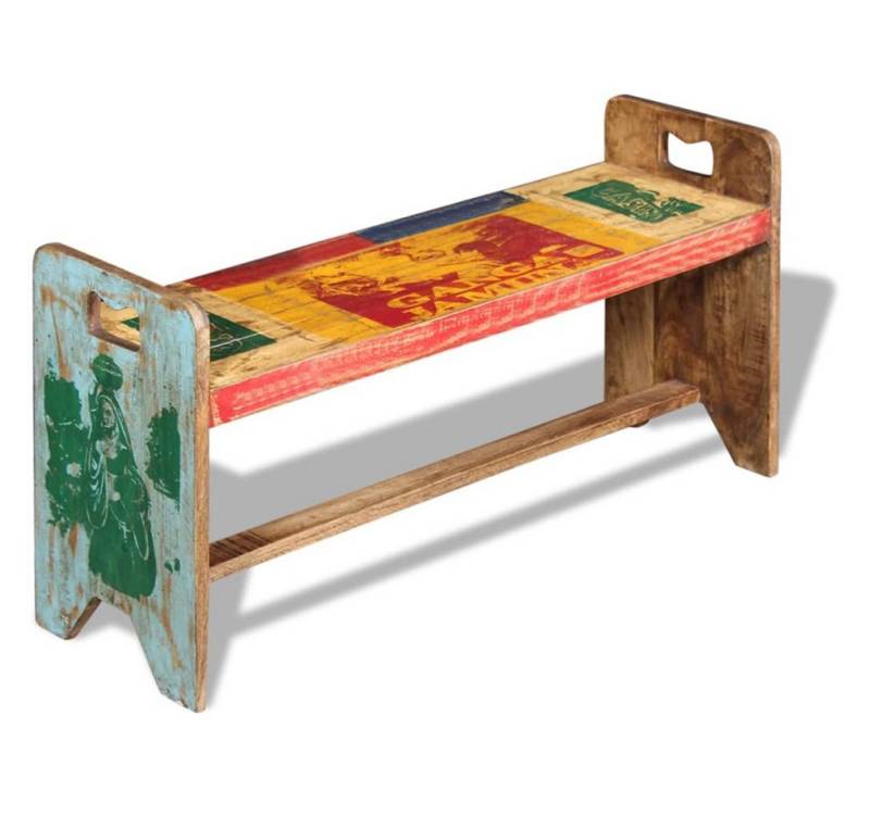 furnicato Truhenbank Sitzbank Cola Altholz 100x30x50 cm (1-St) von furnicato