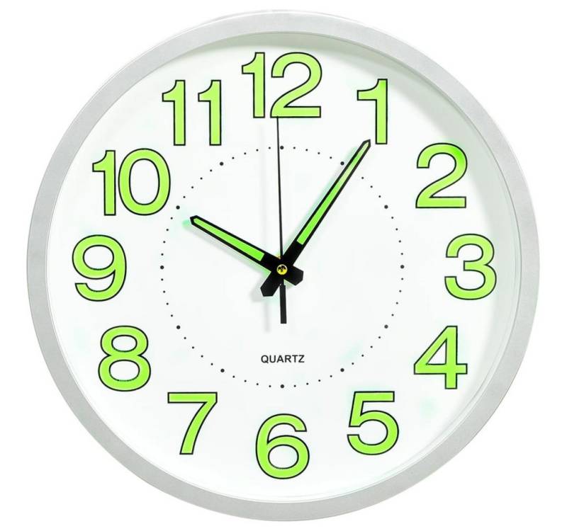 furnicato Uhr Leuchtende Wanduhr Weiß 30 cm furnicato Uhr Leuchtende Wanduhr Weiß 30 cm von furnicato
