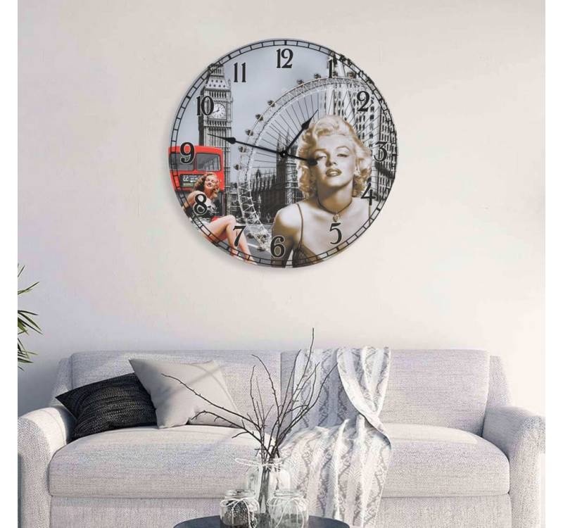 furnicato Uhr Vintage Wanduhr 60 cm furnicato Uhr Vintage Wanduhr 60 cm von furnicato