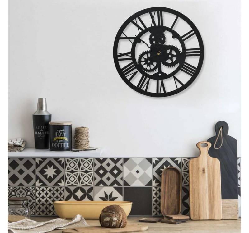 furnicato Uhr Wanduhr Schwarz 30 cm Acryl furnicato Uhr Wanduhr Schwarz 30 cm Acryl von furnicato