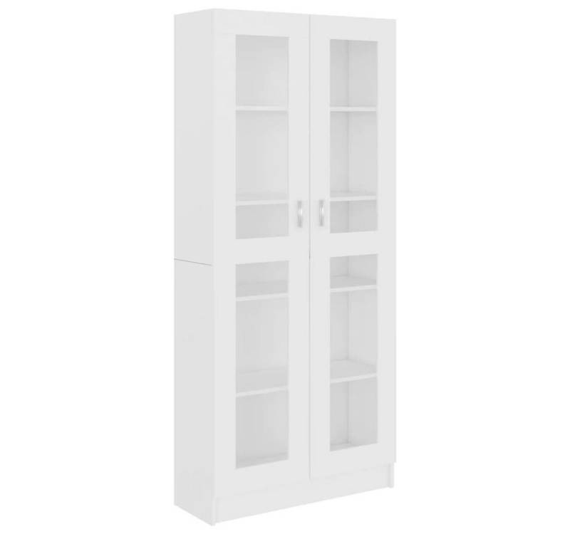 furnicato Vitrine Vitrinenschrank Weiß 82,5x30,5x185 cm Holzwerkstoff (1-St) von furnicato