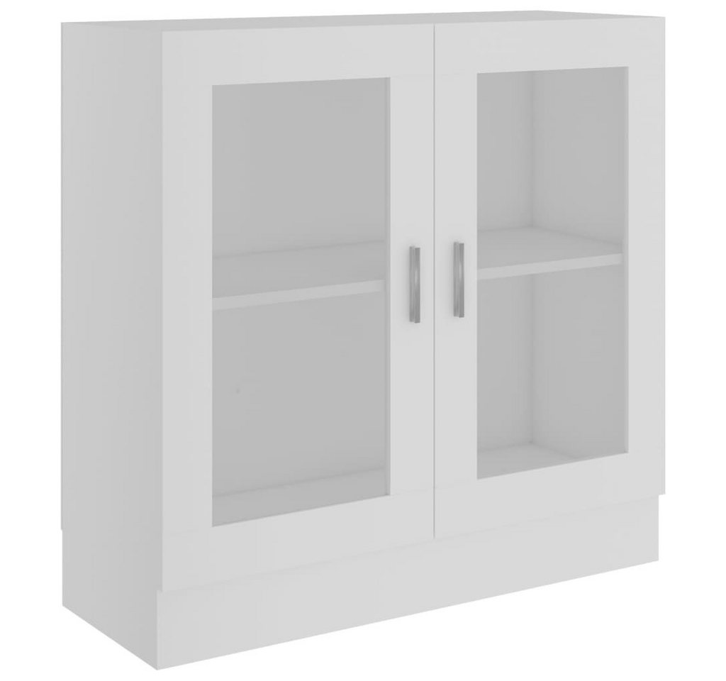 furnicato Vitrine Vitrinenschrank Weiß 82,5x30,5x80 cm Holzwerkstoff (1-St) von furnicato