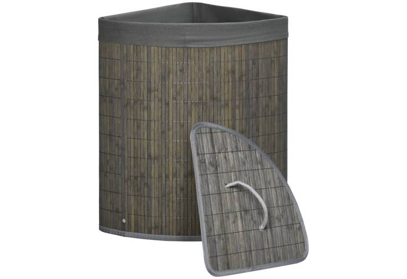 furnicato Wäschekorb mit Deckel, Griff, Wäschesack, 55 L, Bambus furnicato Wäschekorb mit Deckel, Griff, Wäschesack, 55 L, Bambus von furnicato