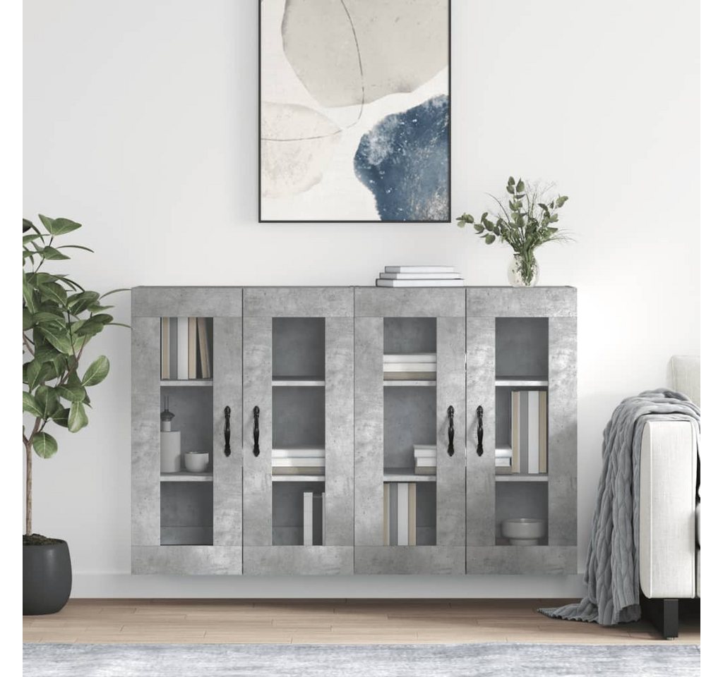 furnicato Wandhängeschrank Wandschränke 2 Stk. Betongrau Holzwerkstoff, 1-tlg. furnicato Wandhängeschrank Wandschränke 2 Stk. Betongrau Holzwerkstoff, 1-tlg. von furnicato