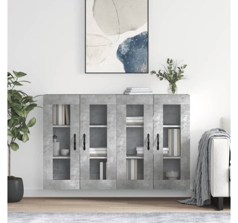 furnicato Wandhängeschrank Wandschränke 2 Stk. Betongrau Holzwerkstoff, 1-tlg. furnicato Wandhängeschrank Wandschränke 2 Stk. Betongrau Holzwerkstoff, 1-tlg. von furnicato