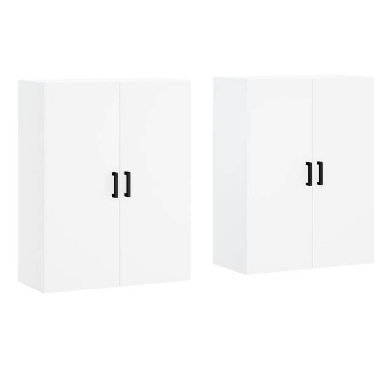 furnicato Wandhängeschrank Wandschränke 2 Stk. Weiß 69,5x34x90 cm, 2-tlg. von furnicato