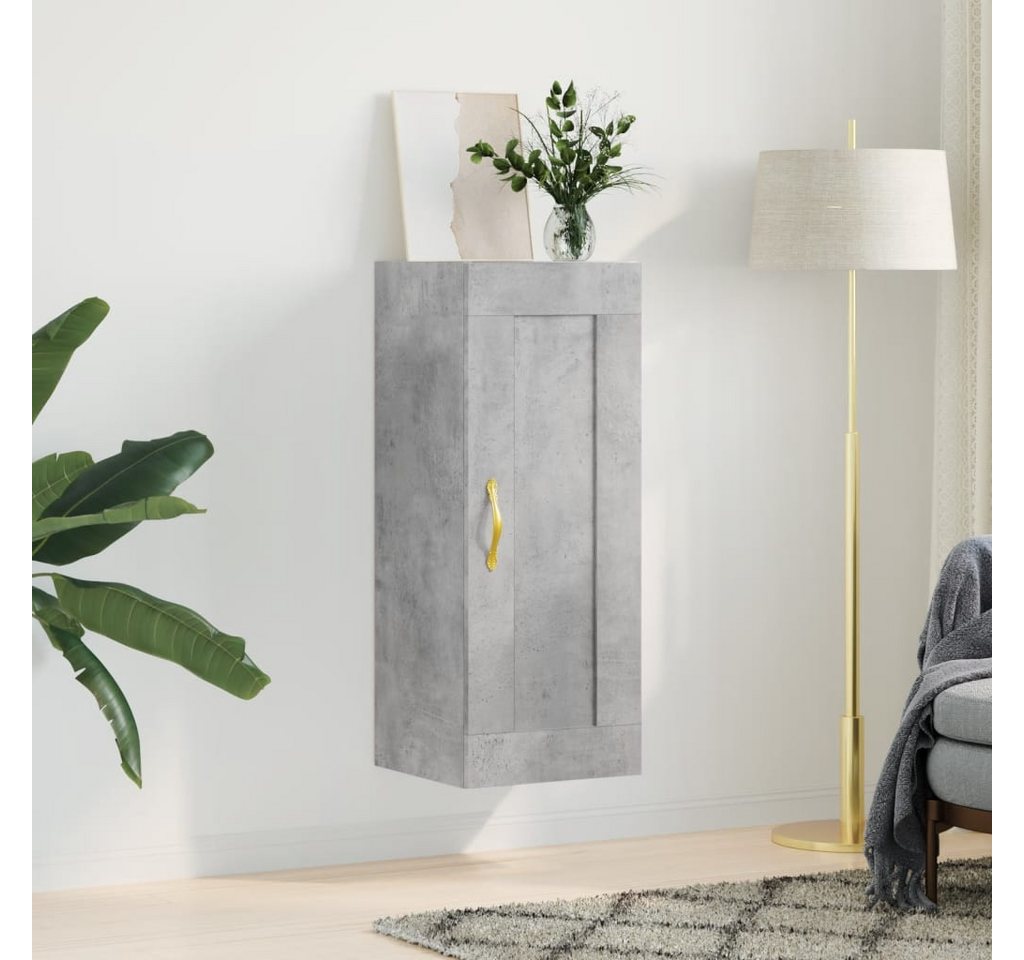 furnicato Wandhängeschrank Wandschrank Betongrau 34,5x34x90 cm Holzwerkstoff, 1-tlg. furnicato Wandhängeschrank Wandschrank Betongrau 34,5x34x90 cm Holzwerkstoff, 1-tlg. von furnicato