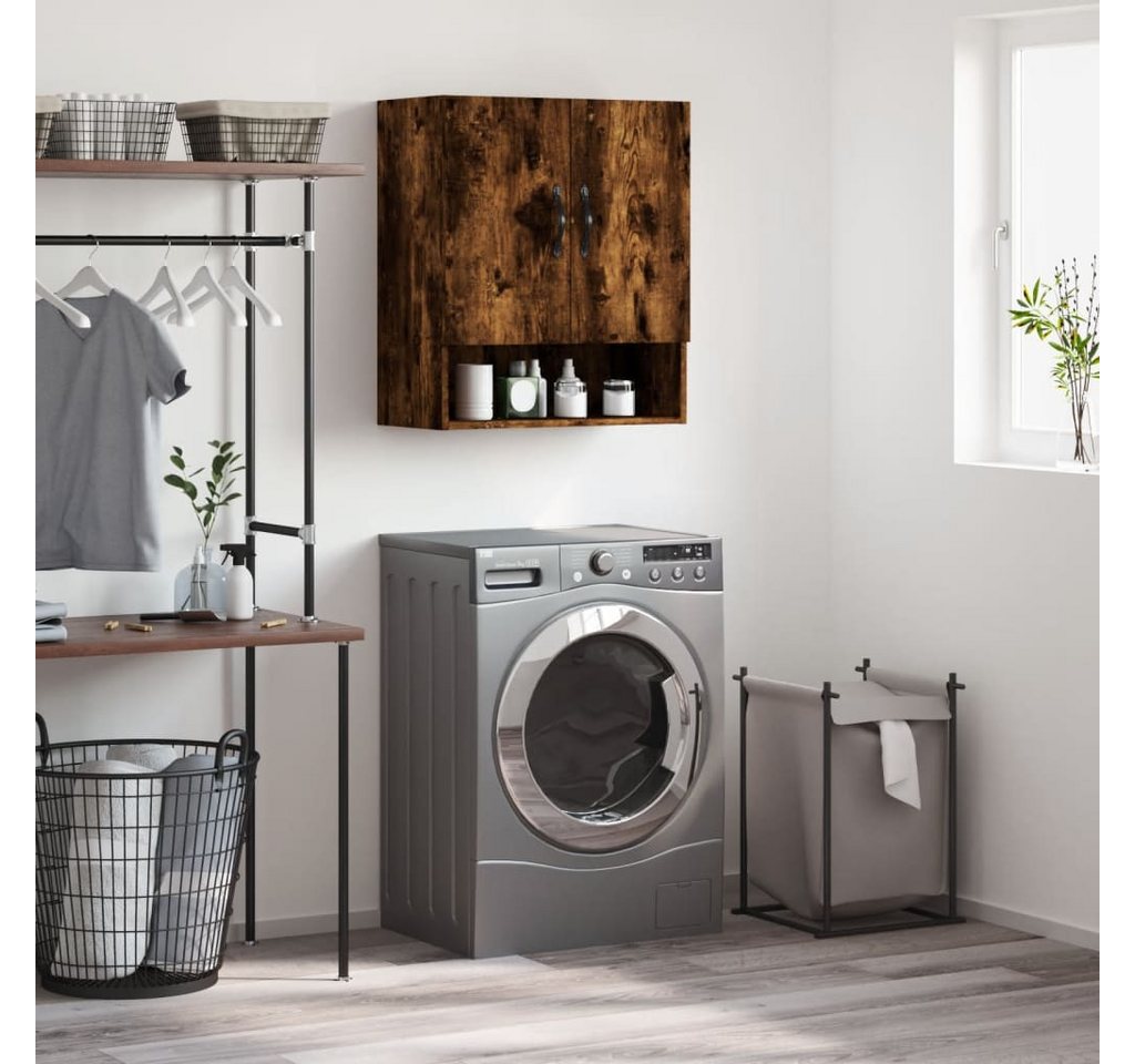 furnicato Wandhängeschrank Wandschrank Räuchereiche 60x31x70 cm Holzwerkstoff, 1-tlg. furnicato Wandhängeschrank Wandschrank Räuchereiche 60x31x70 cm Holzwerkstoff, 1-tlg. von furnicato