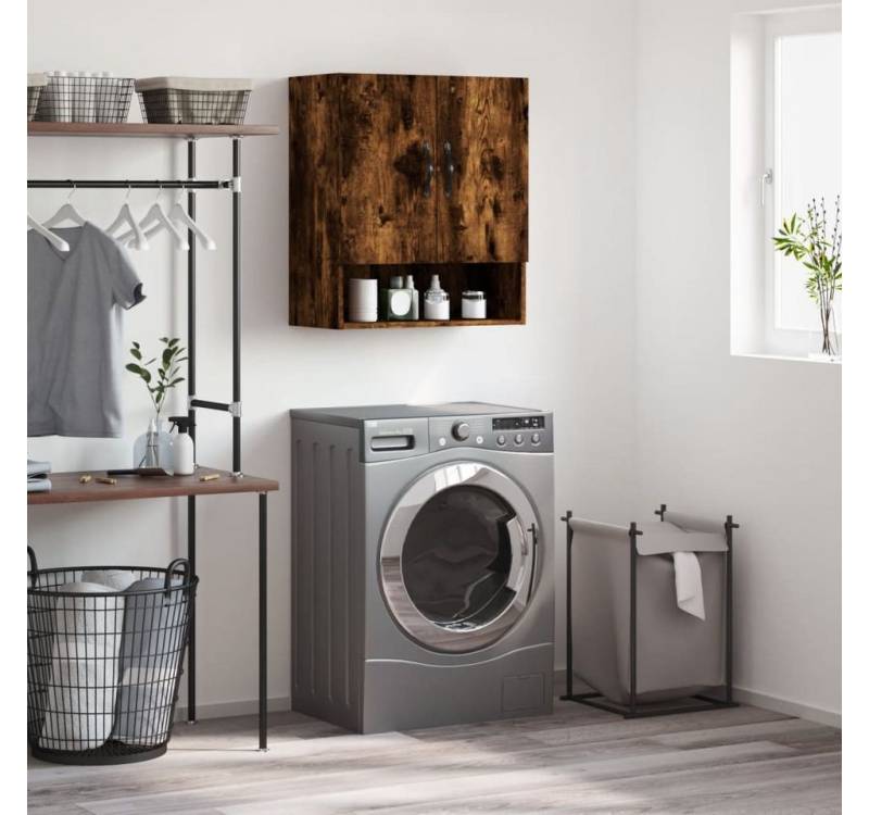 furnicato Wandhängeschrank Wandschrank Räuchereiche 60x31x70 cm Holzwerkstoff, 1-tlg. furnicato Wandhängeschrank Wandschrank Räuchereiche 60x31x70 cm Holzwerkstoff, 1-tlg. von furnicato