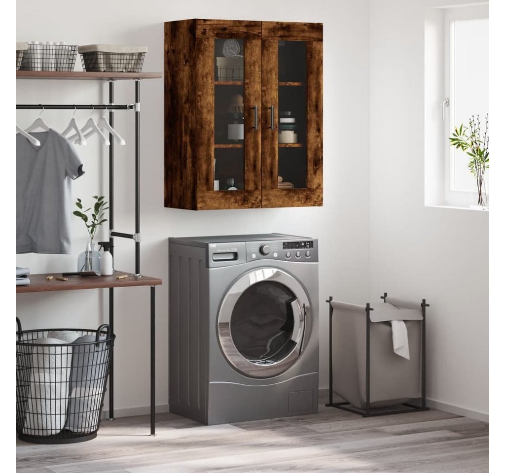 furnicato Wandhängeschrank Wandschrank Räuchereiche 69,5x34x90 cm, 1-tlg. von furnicato