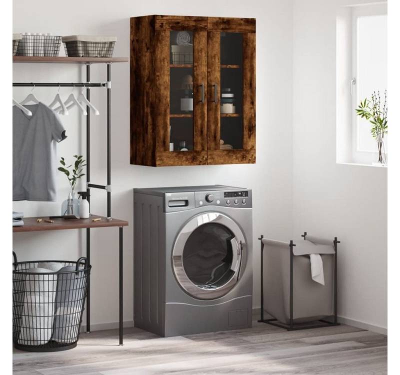 furnicato Wandhängeschrank Wandschrank Räuchereiche 69,5x34x90 cm, 1-tlg. furnicato Wandhängeschrank Wandschrank Räuchereiche 69,5x34x90 cm, 1-tlg. von furnicato