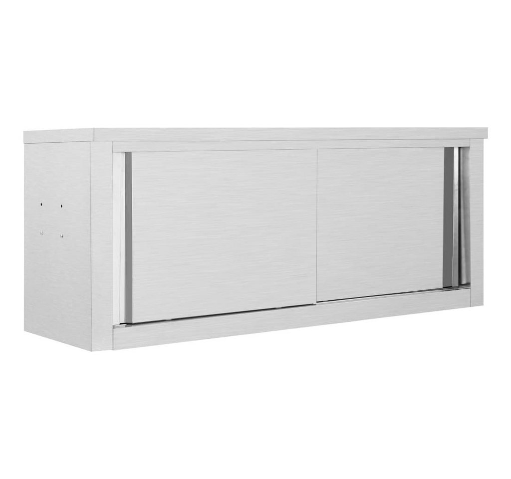 furnicato Wandhängeschrank mit Schiebetüren 120x40x50 cm Edelstahl, 1-tlg. furnicato Wandhängeschrank mit Schiebetüren 120x40x50 cm Edelstahl, 1-tlg. von furnicato