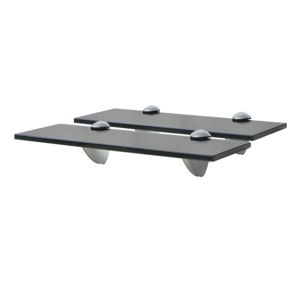 furnicato Wandregal Schweberegale 2 Stk. Glas 30x10 cm 8 mm, 1-tlg. von furnicato