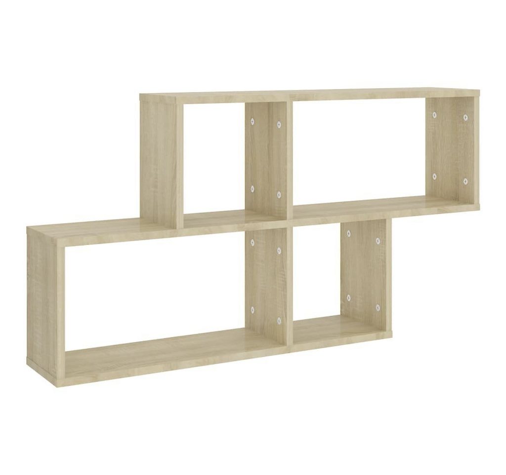furnicato Wandregal Sonoma-Eiche 100x18x53 cm Holzwerkstoff, 1-tlg. von furnicato