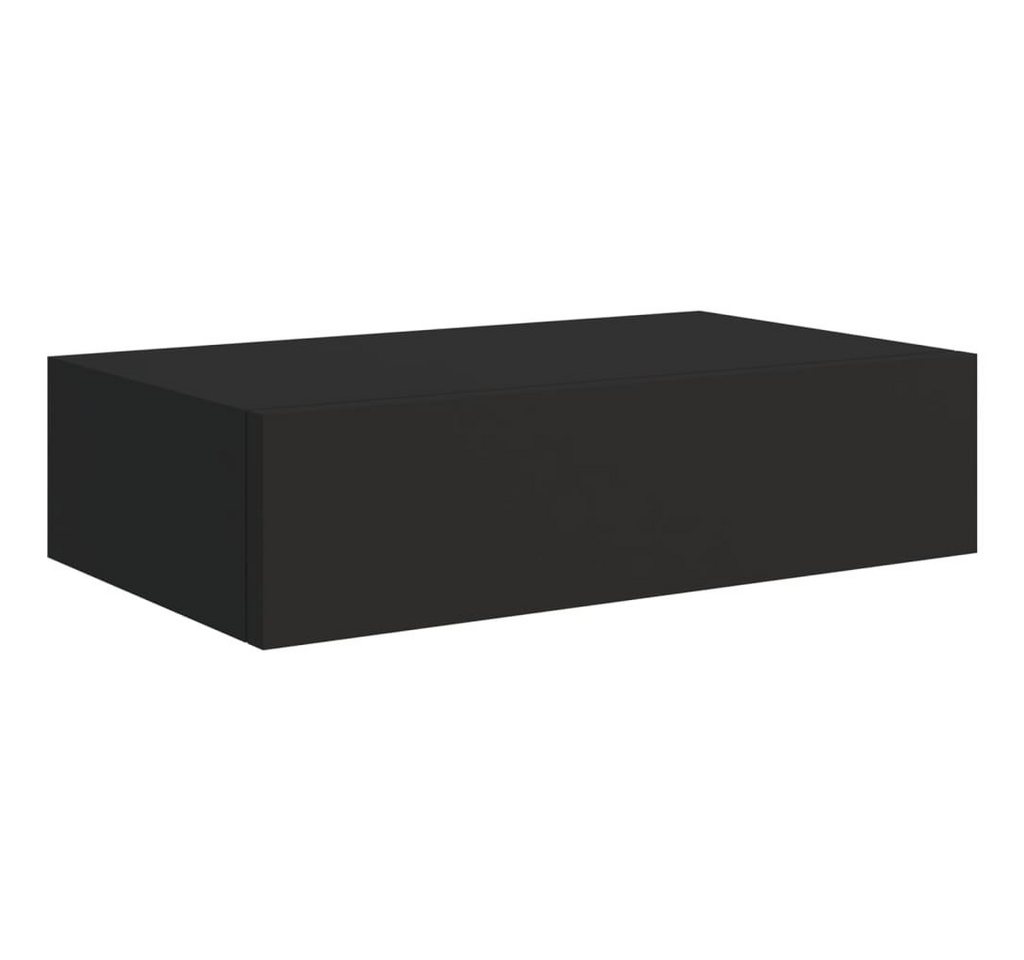 furnicato Wandregal mit Schublade Schwarz 40x23,5x10 cm MDF, 1-tlg. furnicato Wandregal mit Schublade Schwarz 40x23,5x10 cm MDF, 1-tlg. von furnicato