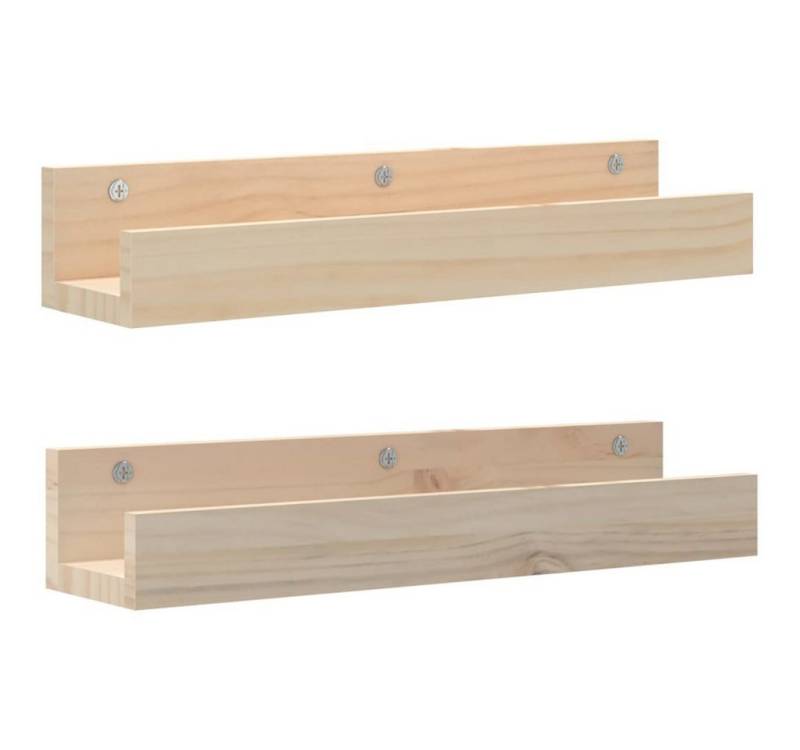 furnicato Wandregal Wandregale 2 Stk. 50x12x9 cm Massivholz Kiefer, 1-tlg. furnicato Wandregal Wandregale 2 Stk. 50x12x9 cm Massivholz Kiefer, 1-tlg. von furnicato