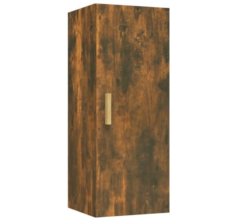 furnicato Wandhängeschrank Wandschrank Räuchereiche 34,5x34x90 cm Holzwerkstoff, 1-tlg. von furnicato