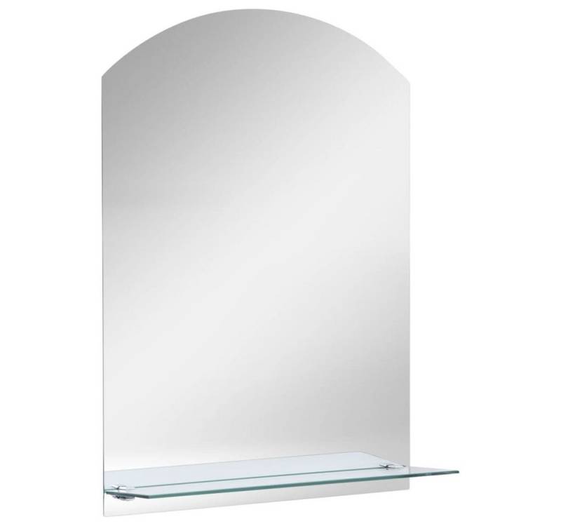 furnicato Wandspiegel mit Regal 20x40 cm Hartglas (1-St) von furnicato