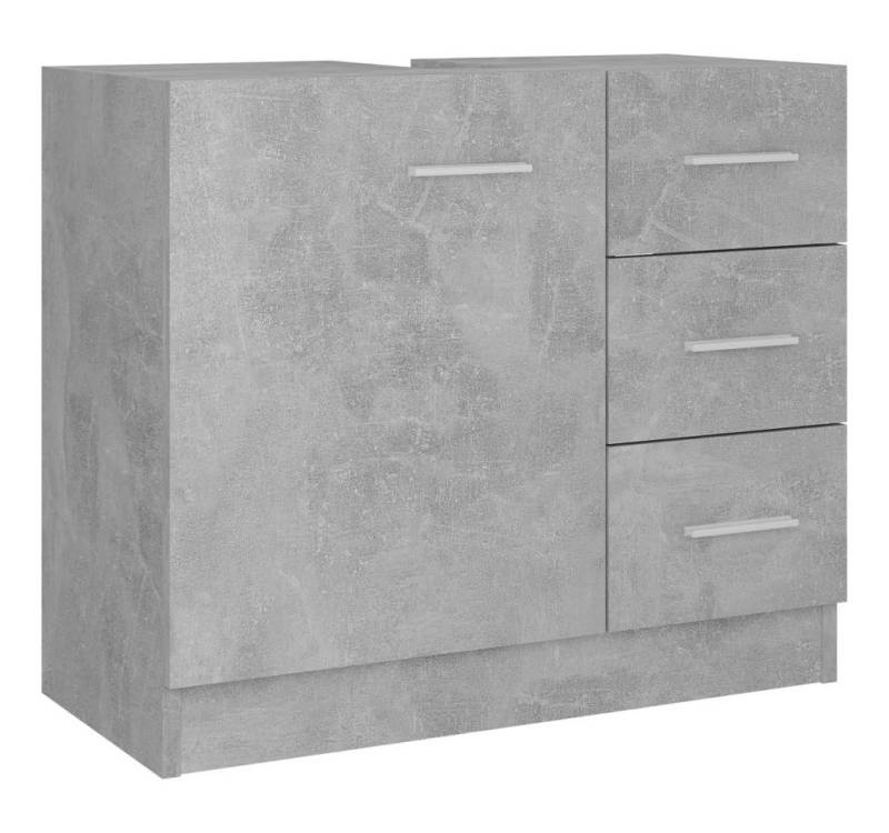 furnicato Waschbeckenunterschrank Betongrau 63x30x54 cm Holzwerkstoff (1-St) von furnicato