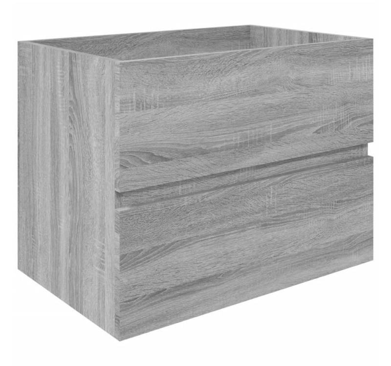furnicato Waschbeckenunterschrank Grau Sonoma 60x38,5x45 cm Holzwerkstoff von furnicato