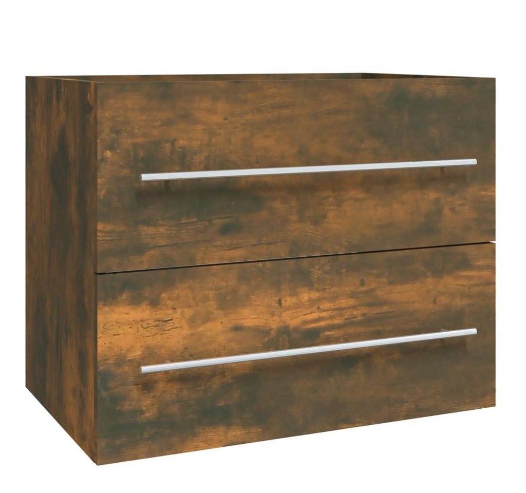 furnicato Badmöbel-Set Waschbeckenschrank Räuchereiche 60x38,5x48 cm Holzwerkstoff von furnicato