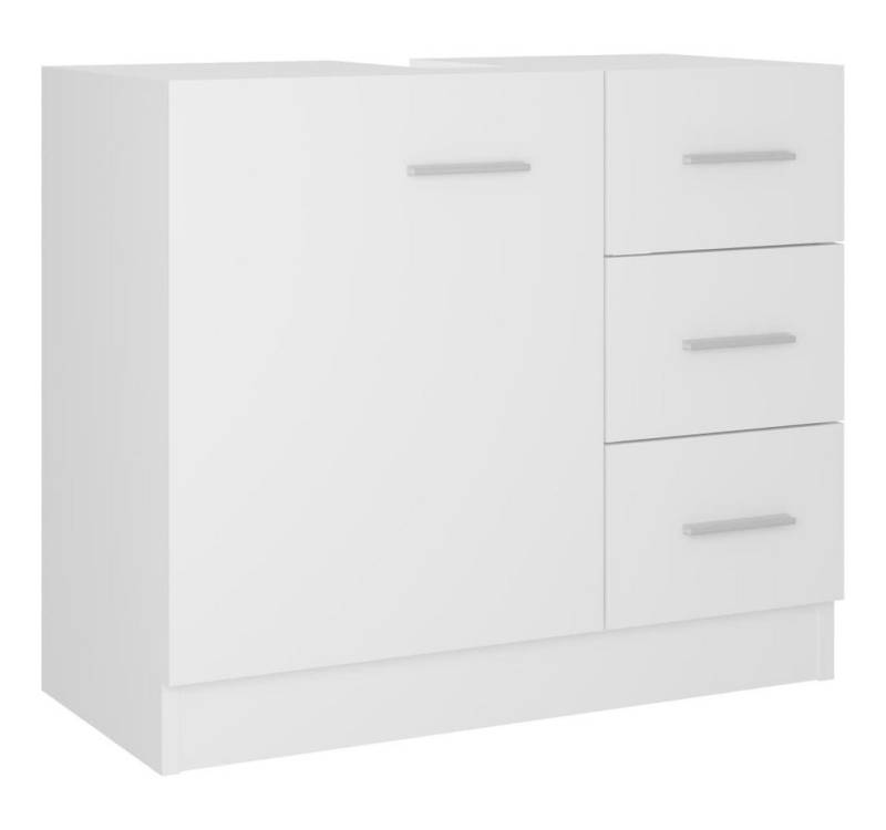 furnicato Waschbeckenunterschrank Weiß 63x30x54 cm Holzwerkstoff (1-St) von furnicato