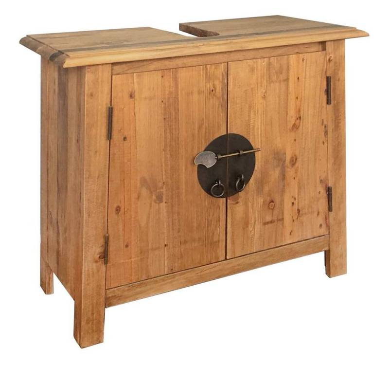 furnicato Waschtisch Badezimmer-Unterschrank Massivholz Kiefer 70x32x63 cm von furnicato