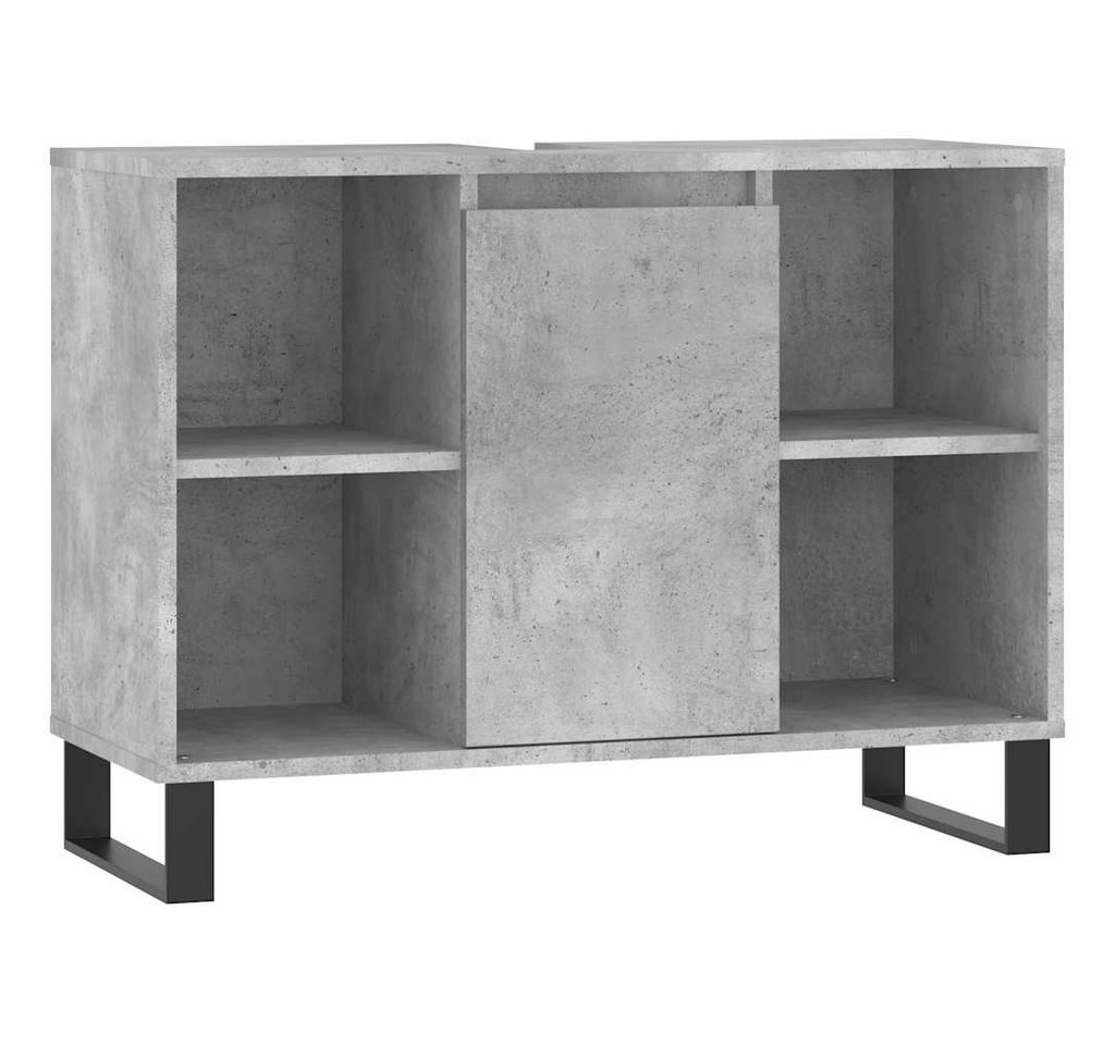 furnicato Waschtisch Badschrank Betongrau 80x33x60 cm Holzwerkstoff von furnicato